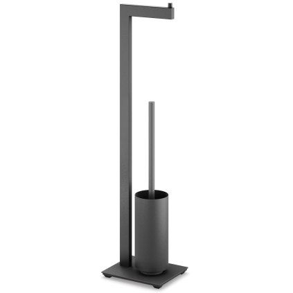 Toaletni pomočnik LINEA, 72 cm, črna, iz nerjavečega jekla, Zack