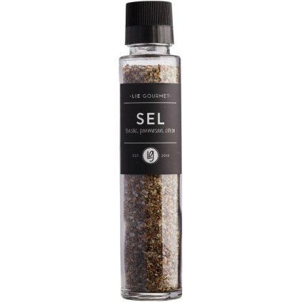 Sol z baziliko, parmezanom in limono, 200 g, z mlinčkom, Lie Gourmet