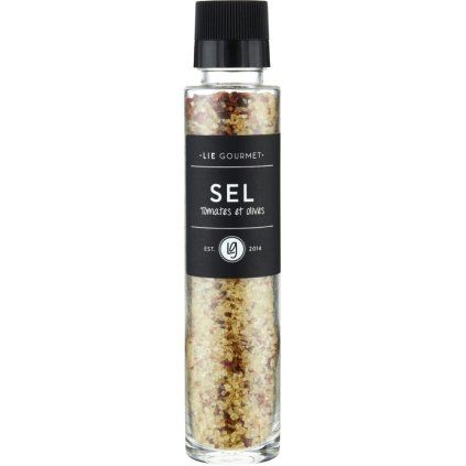 Sol s paradižnikom in olivami, 255 g, z mlinčkom, Lie Gourmet