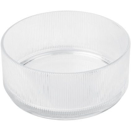 Servirna skleda PILASTRO, 21 cm, prozorna, steklo, Stelton