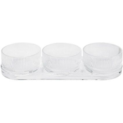 Set za tapase PILASTRO, 30 cm, prozoren, steklo, Stelton