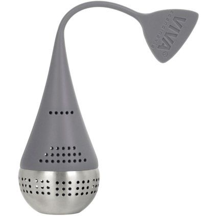 Infuzor za čaj INFUSION EGG, 16 cm, siva, iz nerjavečega jekla, Viva Scandinavia
