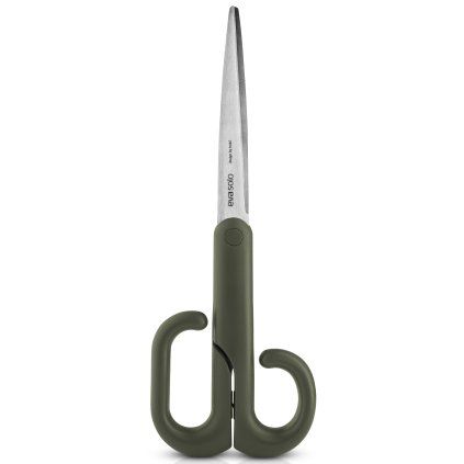 Kuhinjske škarje GREEN TOOLS 24 cm, zelena, plastika, Eva Trio