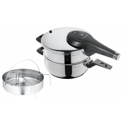 Ekonom lonec PERFECT PREMIUM, 4,5 l + 3 l + parni vložek, set 3 kosov, nerjaveče jeklo, WMF