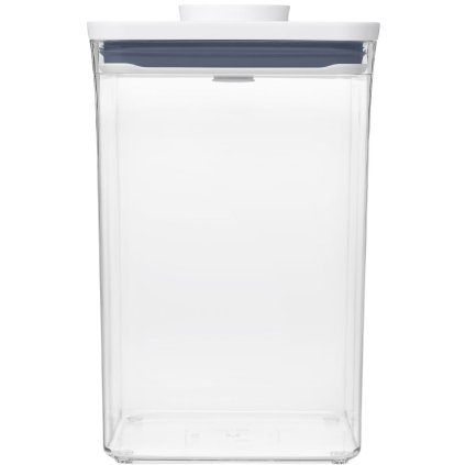Kuhinjska posoda za shranjevanje POP GOOD GRIPS, 4,2 l, velika kvadratna, plastika, OXO