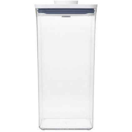 Kuhinjska posoda za shranjevanje POP GOOD GRIPS, 5,7 l, velika kvadratna, plastika, OXO