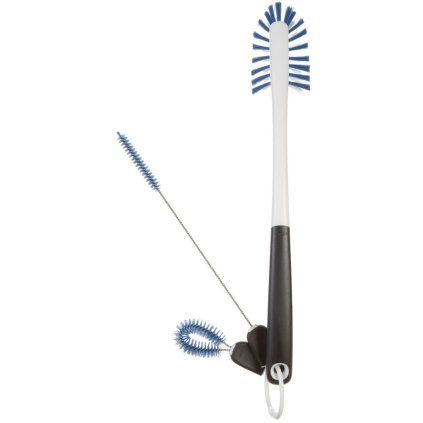 Set za čiščenje GOOD GRIPS, za steklenice za vodo, črna, plastična, OXO