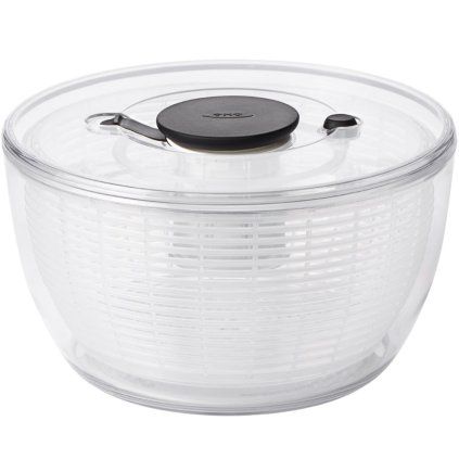 Posoda z vrtljivim cedilom GOOD GRIPS, 4,7 l, bel, plastičen, OXO
