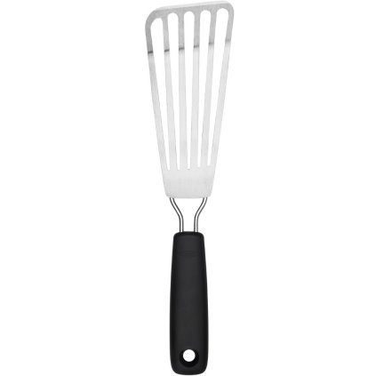 Kuhinjska obračalka GOOD GRIPS, 30 cm, črna, iz nerjavečega jekla, OXO