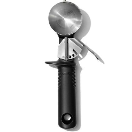 Žlica za sladoled GOOD GRIPS, 26 cm, črna, iz nerjavečega jekla, OXO