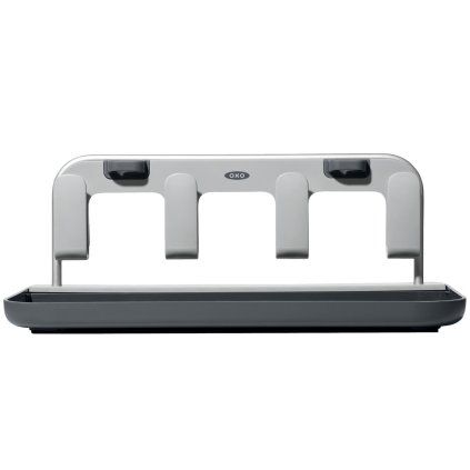 Odcejalna podloga GOOD GRIPS, 31 cm, siva, plastika, OXO
