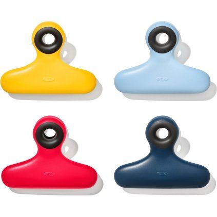 Sponke za vrečke GOOD GRIPS, magnetne, set 4, plastični, OXO