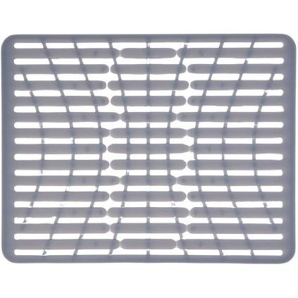 Podloga za pomivalno korito, GOOD GRIPS, 41 x 32 cm, siva, silikon, OXO