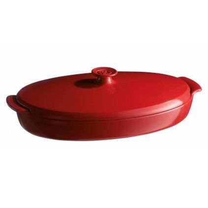Pekač za meso PAPILLOTE 1,9 l, rdeča, keramika, Emile Henry