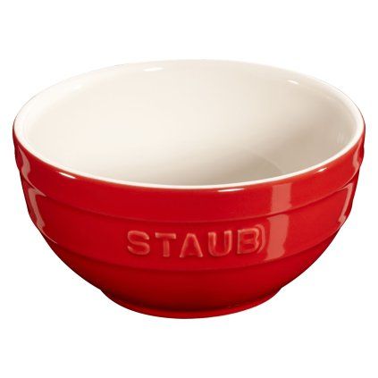 Jedilna skleda, 400 ml, rdeča, keramika, Staub