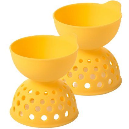 Nastavek za poširano jajce GOOD GRIPS, 2 kosa, rumena, silikonska, OXO