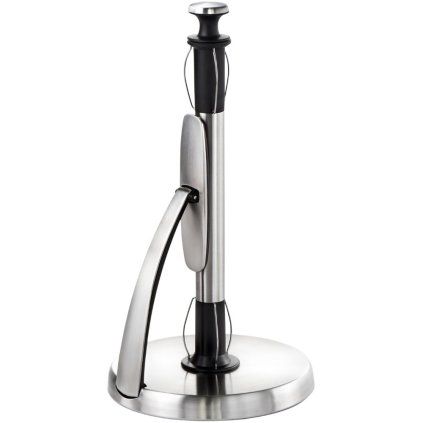 Držalo za papirnate brisače GOOD GRIPS, 31 cm, srebrna, iz nerjavečega jekla, OXO