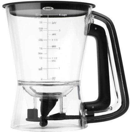 Dozator za maso GOOD GRIPS, 1,0 l, črn, plastika, OXO