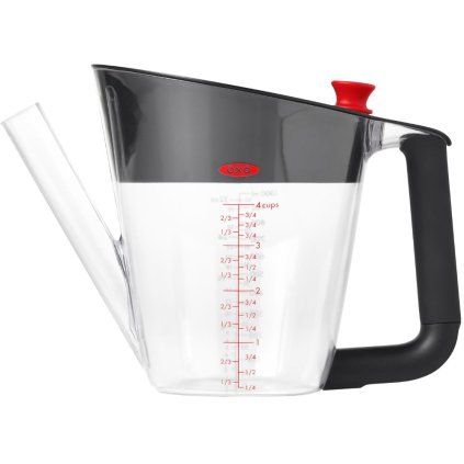 Separator maščob GOOD GRIPS, 1,0 l, črn, plastika, OXO
