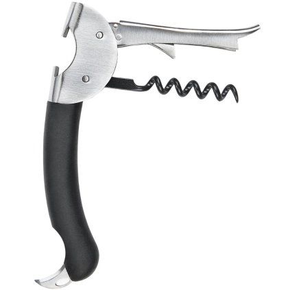 Odpirač za buteljke in steklenice GOOD GRIPS, 19 cm, črna, iz nerjavečega jekla, OXO