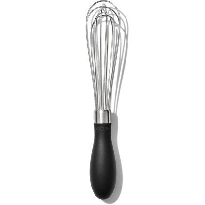 Metlica za stepanje GOOD GRIPS, 18 cm, črna, iz nerjavečega jekla, OXO