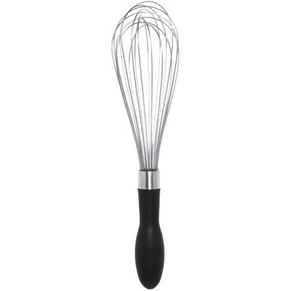 Metlica za stepanje GOOD GRIPS, 28 cm, črna, iz nerjavečega jekla, OXO