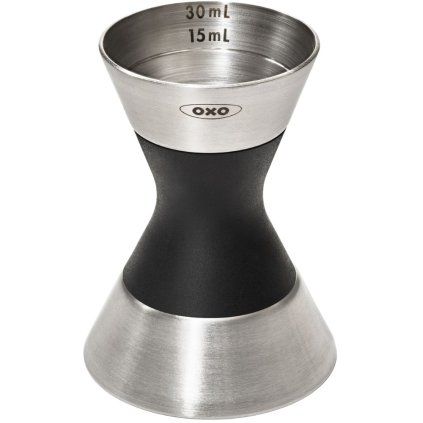 Jigger STEEL, 7 cm, srebrn, iz nerjavečega jekla, OXO