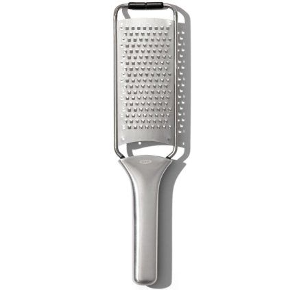 Ročno strgalo STEEL, 29 cm, srebrna, iz nerjavečega jekla, OXO