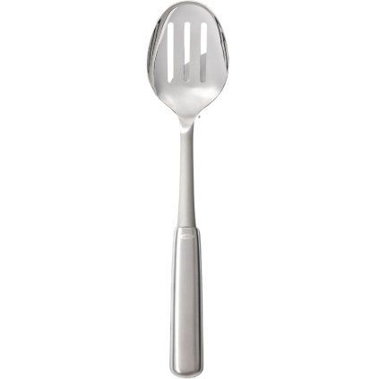Perforirana žlica STEEL, 32 cm, srebrna, iz nerjavečega jekla, OXO