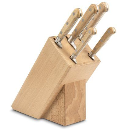 Blok za nože VERNEUIL, z noži BROCELIANDE, set 6, Lion Sabatier