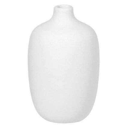 Vaza CEOLA, bela, 13 cm, Blomus