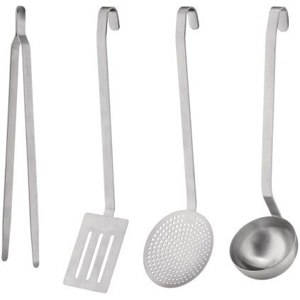 Kuhinjski pripomočki CONVIVIO, set 4 kosov, nerjaveče jeklo, Alessi