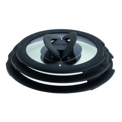 Pokrov za lonec INGENIO L9849053 16 + 18 + 20 cm, set 3 kosov, steklo, Tefal