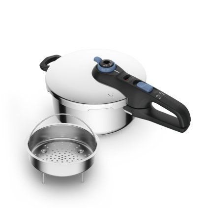 Tlačni lonec za kuhanje SECURE TRENDY P2580402 4 l, nerjaveče jeklo, Tefal