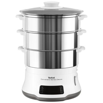 Parni kuhalnik CONVENIENT SERIES DELUXE VC502D10 9 l, bela, Tefal