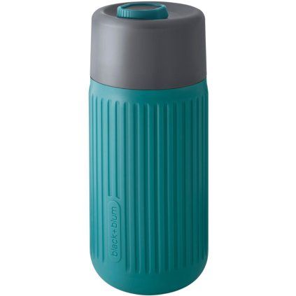 Potovalni lonček, 340 ml, morski, stekleni, Black+Blum
