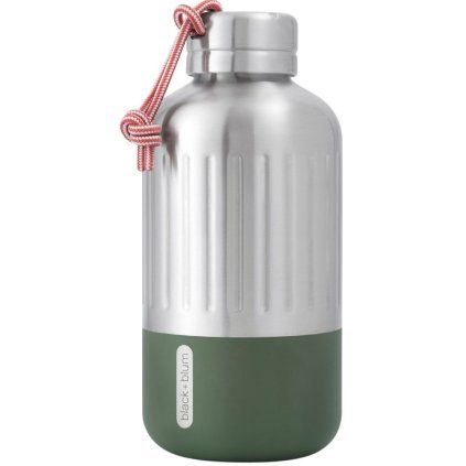 Steklenica za vodo EXPLORER, 650 ml, oljčna, nerjaveče jeklo, Black+Blum