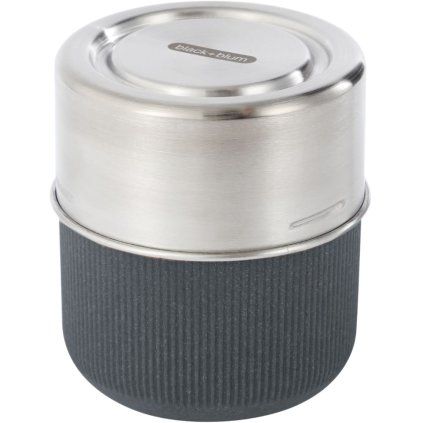 Škatla za kosilo, 450 ml, siva, steklo, Black+Blum