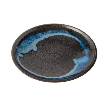 208807 predkrmovy talir blue blur 19 cm modra keramika mij
