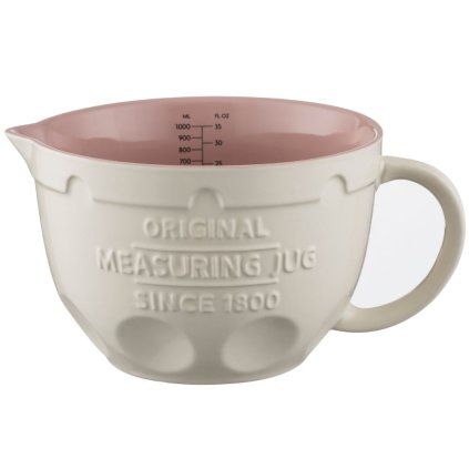 Merilna šalica INNOVATIVE KITCHEN, 1 l, kremasta, kamnita posoda, Mason Cash