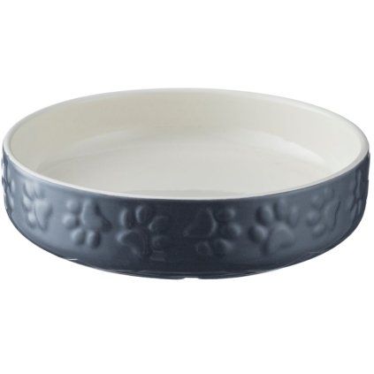 Mačja posoda PETWARE, 13 cm, siva, kamenina, Mason Cash