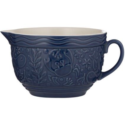 Skleda za testo NAUTICAL, 1,9 l, modra, kamnita posoda, Mason Cash