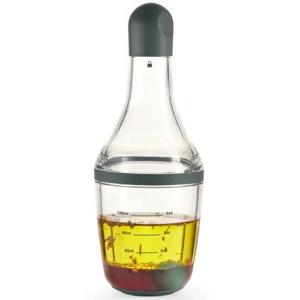 Dressing shaker, 180 ml, siva, plastika, Lékué