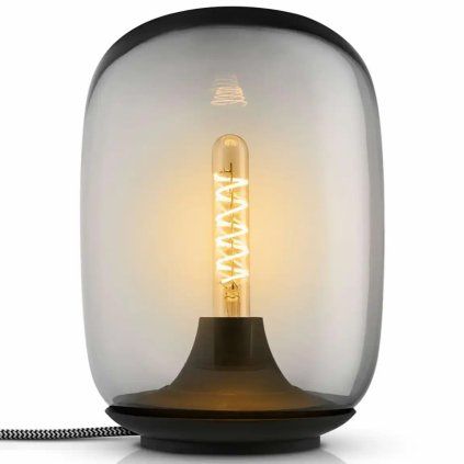 Pisalna svetilka ACORN, 21 cm, LED, siva, plastika, Eva Solo