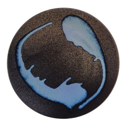 Jedilni krožnik BLUE BLUR, 28,5 cm, modra, keramika, MIJ