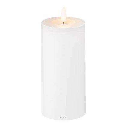Pisalna svetilka NOCA, 15 cm, LED, bela, plastika, Blomus