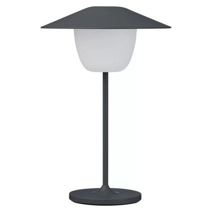 Prenosna namizna svetilka ANI MINI, 21 cm, LED, magnetno siva, aluminij, Blomus