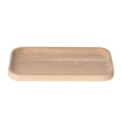 Servirni pladenj OKU, 25 x 12,5 cm, rjava, les, Blomus