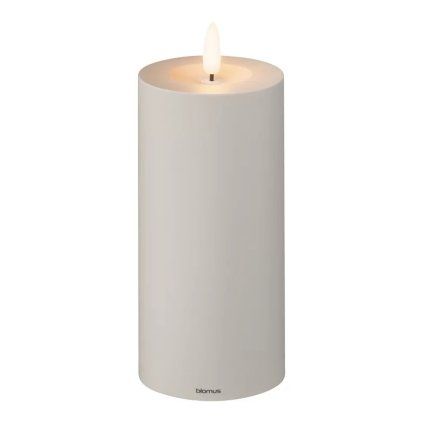 Pisalna svetilka NOCA, 15 cm, LED, temno siva, plastika, Blomus