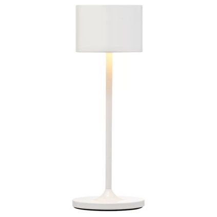 Prenosna namizna svetilka FAROL MINI, 19,5 cm, LED, bela, aluminij, Blomus